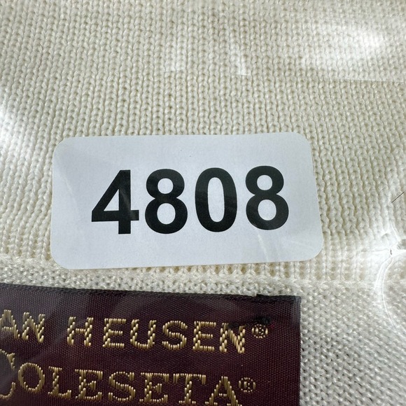 NEW VTG 60s Van Heusen Coleseta Polo Shirt Men Fits Large Tag XL Blue Black - Picture 14 of 14